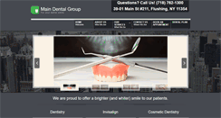 Desktop Screenshot of dentistryflushing.com